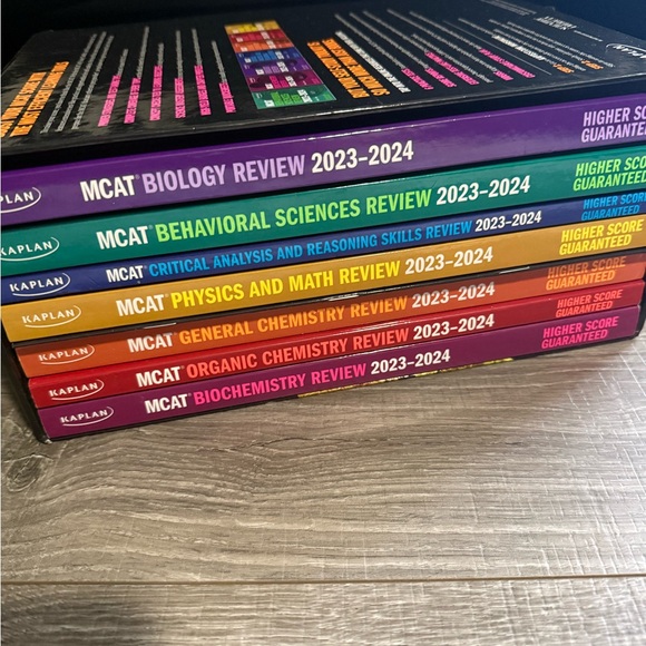 Kaplan MCAT Review Books 2023-2024 Set - Picture 1 of 1